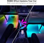 Luces para auto Govee Car Strip Light Luces interior auto RGBIC Bluetooth newmodel - Imagen 2