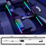 Luces para auto Govee Car Strip Light Luces interior auto RGBIC Bluetooth newmodel - Imagen 5