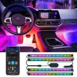 Luces para auto Govee Car Strip Light Luces interior auto RGBIC Bluetooth newmodel
