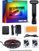 Govee T2 Envisual TV Backlights con Dual-Cámara, 5m RGBIC WiFi Tira LED soporta TV de 75-85 Pulgadas - Imagen 2