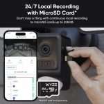 WYZE cámara de seguridad 2K HD con Paneles de luz para exteriores,160°, sirena de 105 dB - Imagen 9