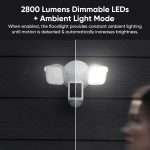 WYZE cámara de seguridad 2K HD con Paneles de luz para exteriores,160°, sirena de 105 dB - Imagen 10