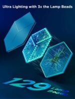 Govee Glide Ultra (10 Paneles de luz Hexa) - Imagen 5