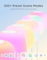 Lámpara de Pie Inteligente Govee Lantern RGBIC con Matter, WiFi, Alexa, Google Assistant y 100+ Modos de Escena - Imagen 6